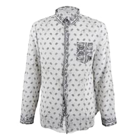 Camicia con stampa paisley Pierre Balmain - '10s