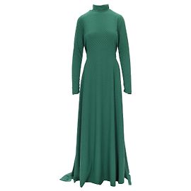 Langes Kleid aus grünem Kristall von Marc Jacobs - 10er Jahre