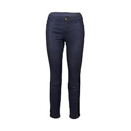 Jeans Louis Vuitton com faixa preta - anos 2000
