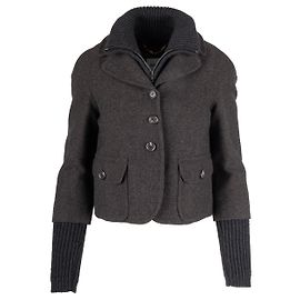 Chaqueta Moschino con chaleco con cremallera - años 10