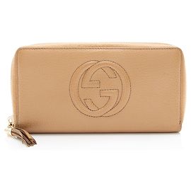 Portafoglio in pelle Gucci Soho con zip