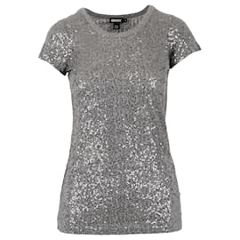 Camiseta de Lentejuelas DKNY - Años 00