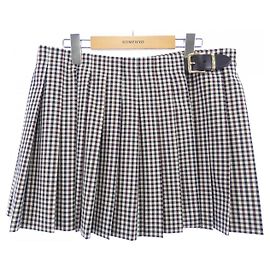 Falda de mezcla de lana Miu Miu