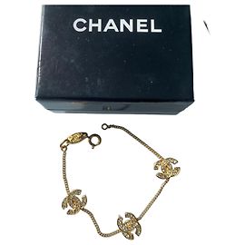 Chanel Strassarmband gold