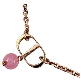 Collana in resina di perle e diamanti Petit CD di Christian Dior