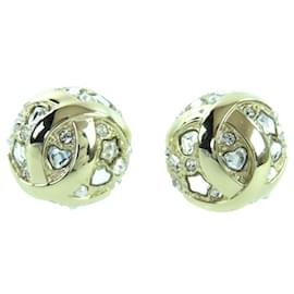 Orecchini a sfera in metallo con motivo a stella e cuore Chanel B25P ABF219