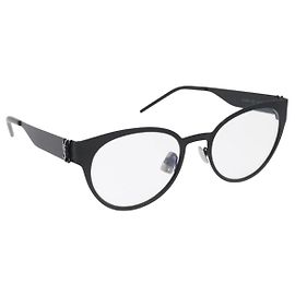 SAINT LAURENT Glasses metal Black Auth 157573V