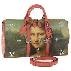 LOUIS VUITTON Collezione Masters Keepall Bandouliere 50 M43377 LV Auth 51258SM
