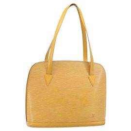 LOUIS VUITTON Borsa a Spalla Epi Lussac Gialla M52289 LV Auth bs34119