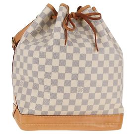 LOUIS VUITTON Borsa a Spalla Noe Damier Azur N42222 LV Auth 137147V