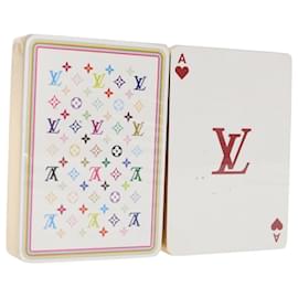 LOUIS VUITTON Cartes à Jouer Monogram Multicolore Noir Blanc LV Auth 152420M