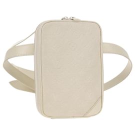 LOUIS VUITTON Borsa Laterale Utilitaria Monogram Taurillon Clemence M53256 Auth 151309M