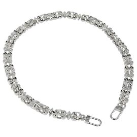 LOUIS VUITTON Para Correa de Hombro Dauphine Acero Inoxidable Plata LV Auth 152701SAM