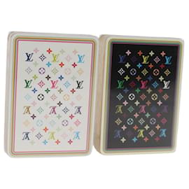 LOUIS VUITTON Cartes à Jouer Monogram Multicolore Noir Blanc LV Auth 133669SAM - Louis Vuitton