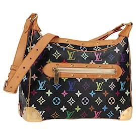 LOUIS VUITTON Borsa a Spalla Boulogne Multicolore Nera M92638 LV Auth BA4683SAV