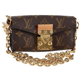 LOUIS VUITTON Monogram Bitsy Pouch M00991 LV Auth 136651SAM
