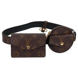 LOUIS VUITTON Cintura Monogram Daily Multi Pocket M0236 LV Auth gh628SAM