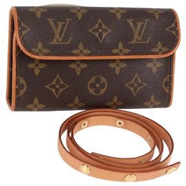 LOUIS VUITTON Pochette Florentine Monogram Borsa a vita M51855 LV Auth 119590V