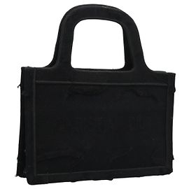 Borsa Tote mini Book Christian Dior in tela nera Auth 102047SAV