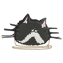 LOUIS VUITTON Pochette a Spalla Cat Face in Epi Grigio LV Auth 142442SAM