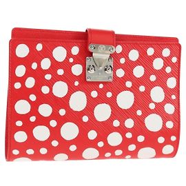 LOUIS VUITTON Epi LV �~ YK Quverture Carnepole Planificador Diario GI0888 LV Auth 139614SAM