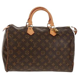 LOUIS VUITTON Borsa a Mano Monogram Speedy 35 M41524 LV Auth 149613V