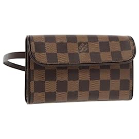 LOUIS VUITTON Borsa a Vita Pochette Florentine Damier Ebene N51856 LV Auth 102487V