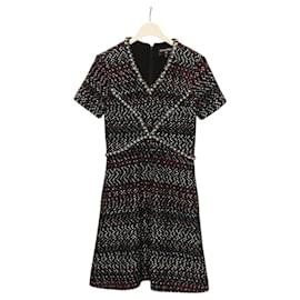 CHANEL Einteiler aus Marine-Tweed CC Auth BA2161M