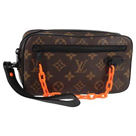 LOUIS VUITTON Pochette Volga Monogramma Solare M44482 Auth ar13529SAM