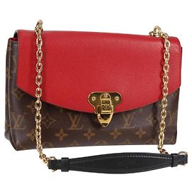 LOUIS VUITTON Borsa a Spalla Monogram Sun Placide Rossa M43713 LV Auth BA2903M