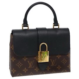 LOUIS VUITTON Borsa a Mano Monogram Rocky BB 2way Nera M44141 LV Auth 85942SAM