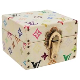 LOUIS VUITTON Monogram Multicolor Jewelry Box White LV Auth 96899SV - Louis Vuitton