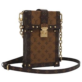 LOUIS VUITTON Pochette Trunk Verticale Inversa Borsa a Spalla M67873 Auth 113104SAM