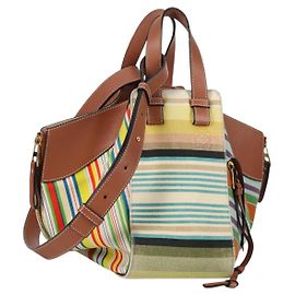 Borsa LOEWE in tela 2 in 1 multicolore oro Auth 134870SAM
