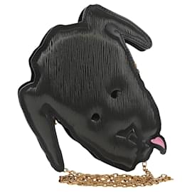 LOUIS VUITTON Pochette Borsa Monogram Reverse Testa di Cane Grigia M53171 LV Auth 139199SM