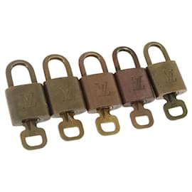 LOUIS VUITTON Padlock 5 Set Padlock metal Gold LV Auth 173292 - Louis Vuitton
