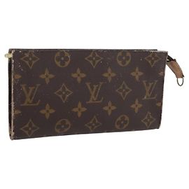 LOUIS VUITTON Pochette Accessorio Monogram Bucket GM Auth ARZ502