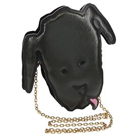 LOUIS VUITTON Pochette a Spalla Dog Face Epi Grigia M53171 LV Auth 142694SAM