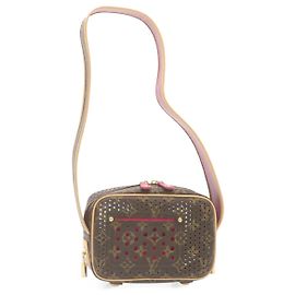LOUIS VUITTON Borsa a Spalla Mini Trocadero Monogram Perfo M95175 LV Auth 28917SAV