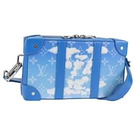 LOUIS VUITTON Monogram Clouds Soft Trunk Wallet Borsa Blu M45432 LV Auth 135581SAM - Louis Vuitton