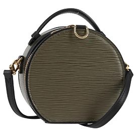 LOUIS VUITTON Epi Mini Boite Chapeau Sac à Bandoulière Khaki R96001 LV Auth 138954SM