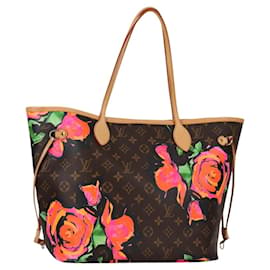 LOUIS VUITTON Monogram Rose Neverfull MM Borsa Tote M48613 LV Auth 135291SV