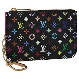 LOUIS VUITTON Pochette Cles NM Monocolor Monedero Negro M93735 Auth 110059SAM