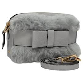 Borsa a Spalla Miu Miu Grigia Auth 115374SAM