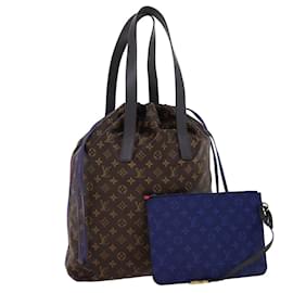 LOUIS VUITTON Bolsa Tote Light Monogram Pacific M43852 LV Auth 29523SAM