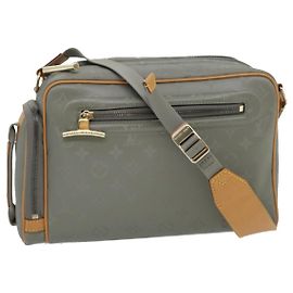 LOUIS VUITTON Borsa a Spalla Monogram in Titanio Grigia M43884 Auth ak180SM