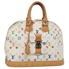 LOUIS VUITTON Borsa a Mano Alma GM Monogram Multicolore Bianca M40441 LV Auth 105944V - Louis Vuitton