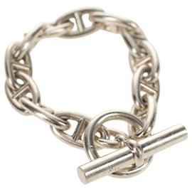 Hermès HERMES Chaine D'Ancre GM Armband Ag925 12 Glieder Silber Auth 140416SM