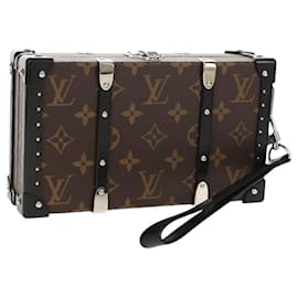 Lange Geldbörse Trunk Monogram Macassar LOUIS VUITTON M20250 LV Auth 148520SAM
