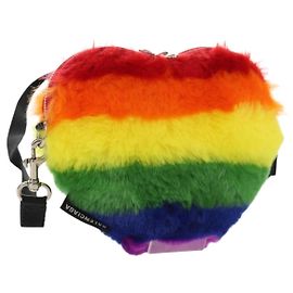 Borsa a Spalla BALENCIAGA in Pelliccia Arcobaleno 677903 Auth 149218SM